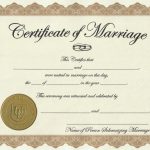 Marriage License Printable Achievement Certificate Template   Free Printable Wedding Certificates