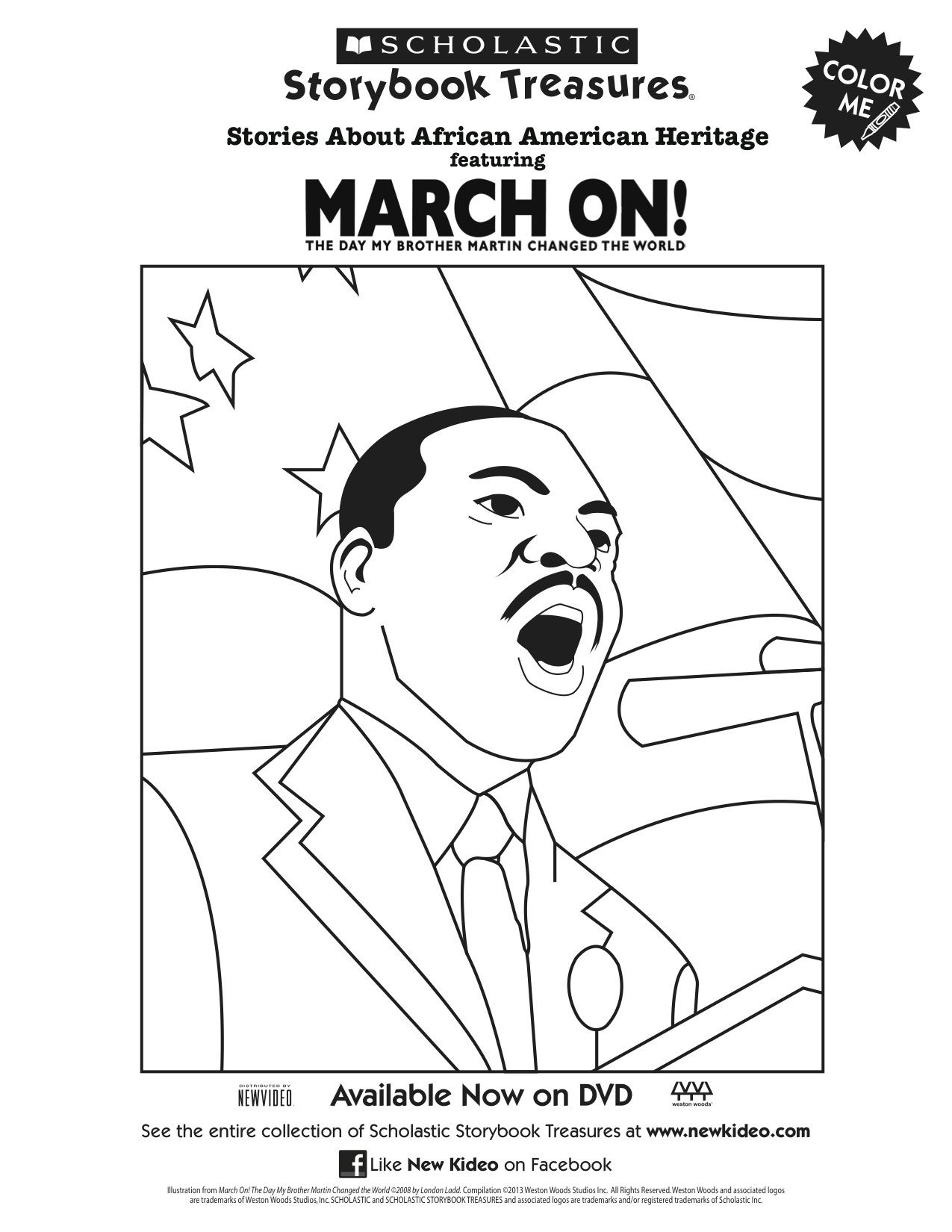 Martin Luther King Jr. March On Coloring Page | Printable Coloring - Martin Luther King Free Printable Coloring Pages