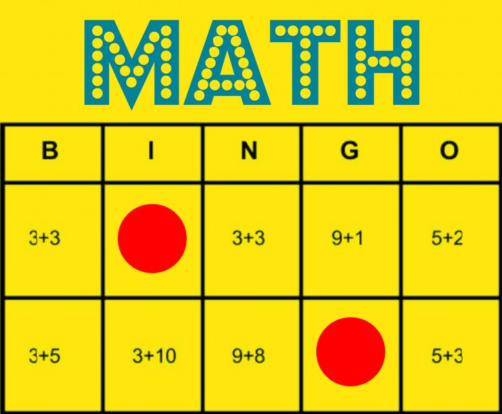 Math Bingo Free Printable