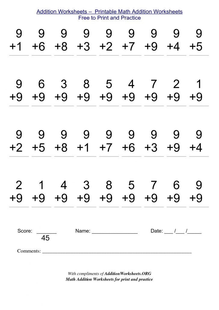 Free Printable Math Worksheets For 2Nd Grade