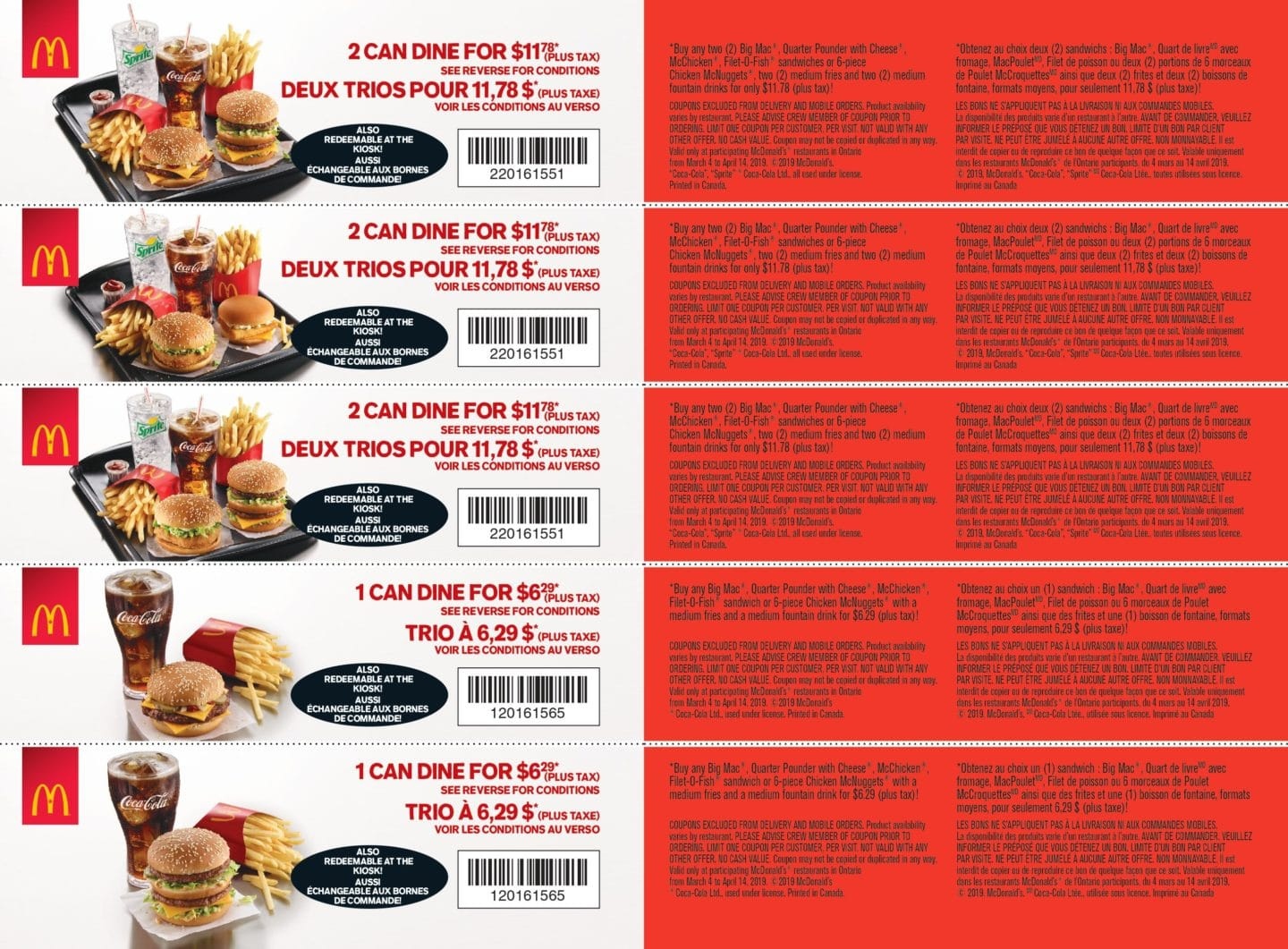 Mcdonald&amp;#039;s Canada Deals - Buy 1 And Get 1 50% Off Breakfast Sandwich - Free Printable Coupons Ontario
