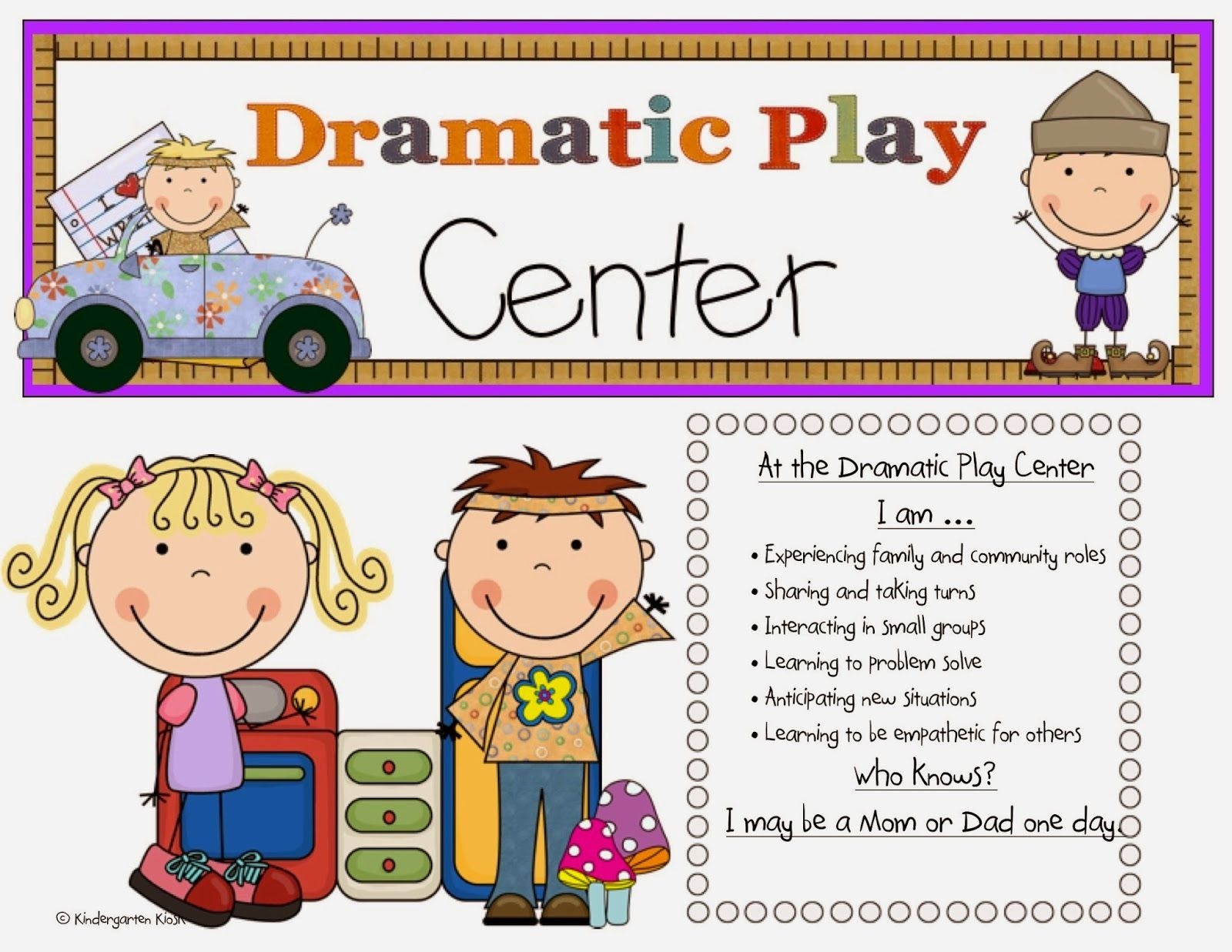 Meeting Common Core Standards Through Dramatic Play | School Stuff - Free Printable Learning Center Signs