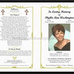 Memorial Cards For Funeral Template Free Great Free Funeral Program   Free Printable Funeral Programs