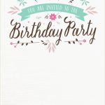 Mermaid Birthday Invitations Diy Diy 16 | Wadatlanta   Mermaid Birthday Invitations Free Printable