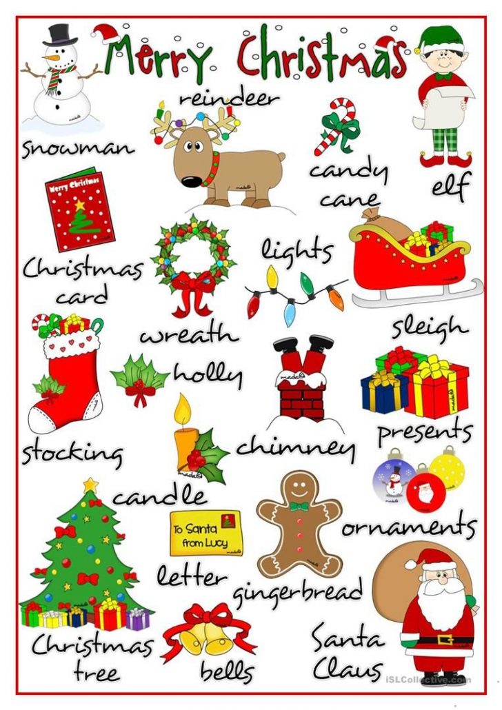 Free Printable Christmas Pictionary Cards