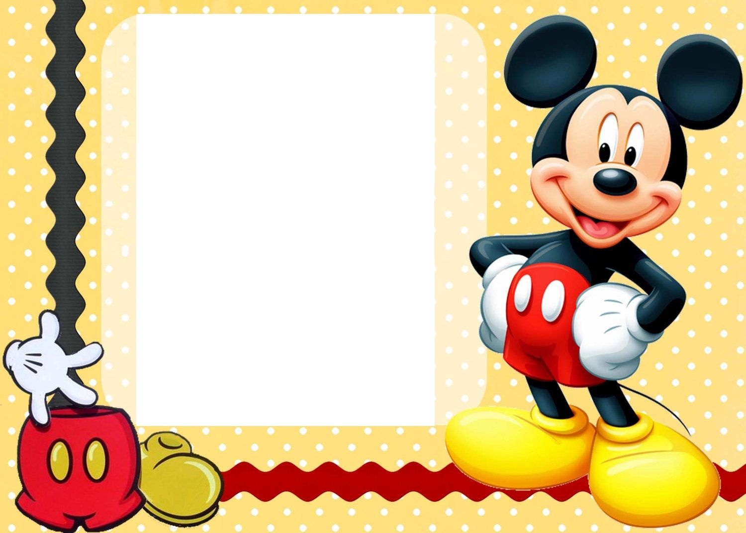 Mickey Mouse Clubhouse Invitation Template Free Download | Do It - Free Printable Mickey Mouse Invitations