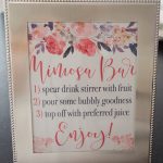 Mimosa Bar Styling & Printables | Michelle Got Married   Free Printable Mimosa Bar Sign