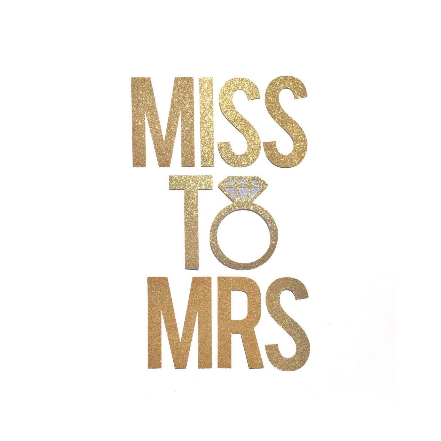 Miss To Mrs Banner // Bridal Shower Banner Decor // Bachelorette - Free Printable Miss To Mrs Banner