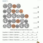 Money Worksheets For Kids 2Nd Grade   Free Printable Second Grade Math Worksheets