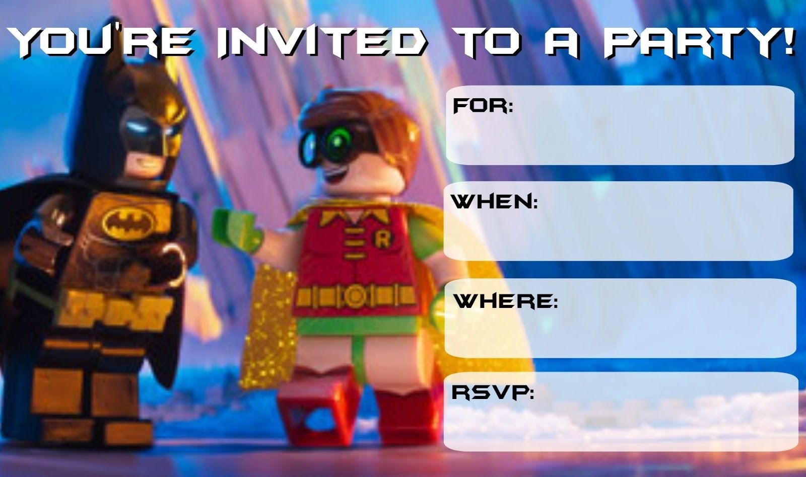 More Lego Batman Party Invitations | Drew&amp;#039;s Birthday | Lego Batman - Lego Batman Party Invitations Free Printable