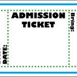 Mormon Share } Admission Ticket | Colossal Coaster World Vbs 2013   Free Printable Admission Ticket Template