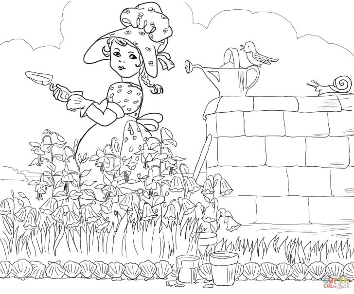 Mother Goose Coloring Pages Free Printable
