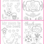Mother's Day Coloring Pages   Free Printables   Happiness Is Homemade   Free Printable Mothers Day Coloring Pages