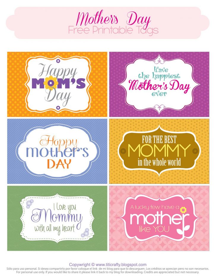 Free Printable Mothers Day Gifts