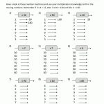 Multiplication Fact Sheets   Free Printable Multiplication Fact Sheets