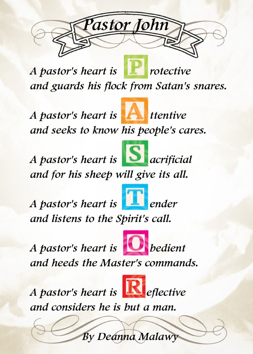 Thank You Pastor Appreciation Cards Free Printable