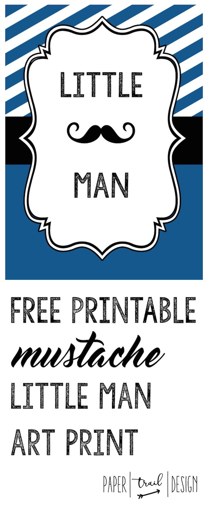 Mustache Decor: Art Print Free Printable | Baby Showers | Baby - Free Printable Mustache Invitations