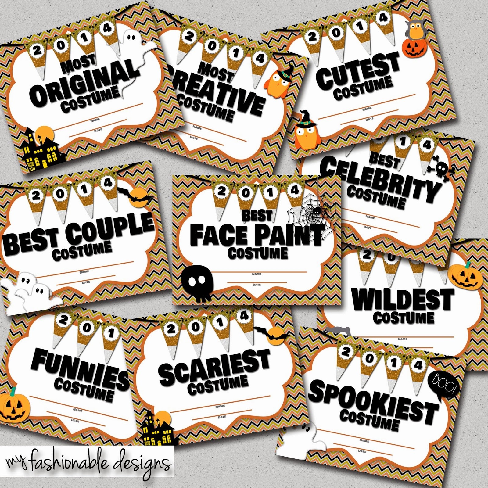Free Printable Halloween Award Certificates Free Printable