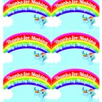 My Little Pony Rainbow Dash Birthday Party Printables | My Little   Free Printable Thank You Tags For Birthdays