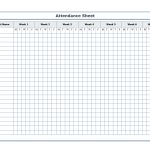 New Attendance Chart Printable | Mavensocial.co   Free Printable Sunday School Attendance Sheet