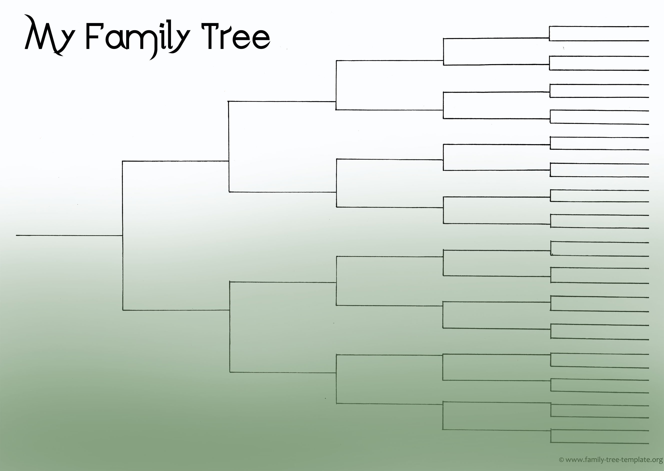 Complete Free Printable Family Tree Chart Kids Printable Family Tree