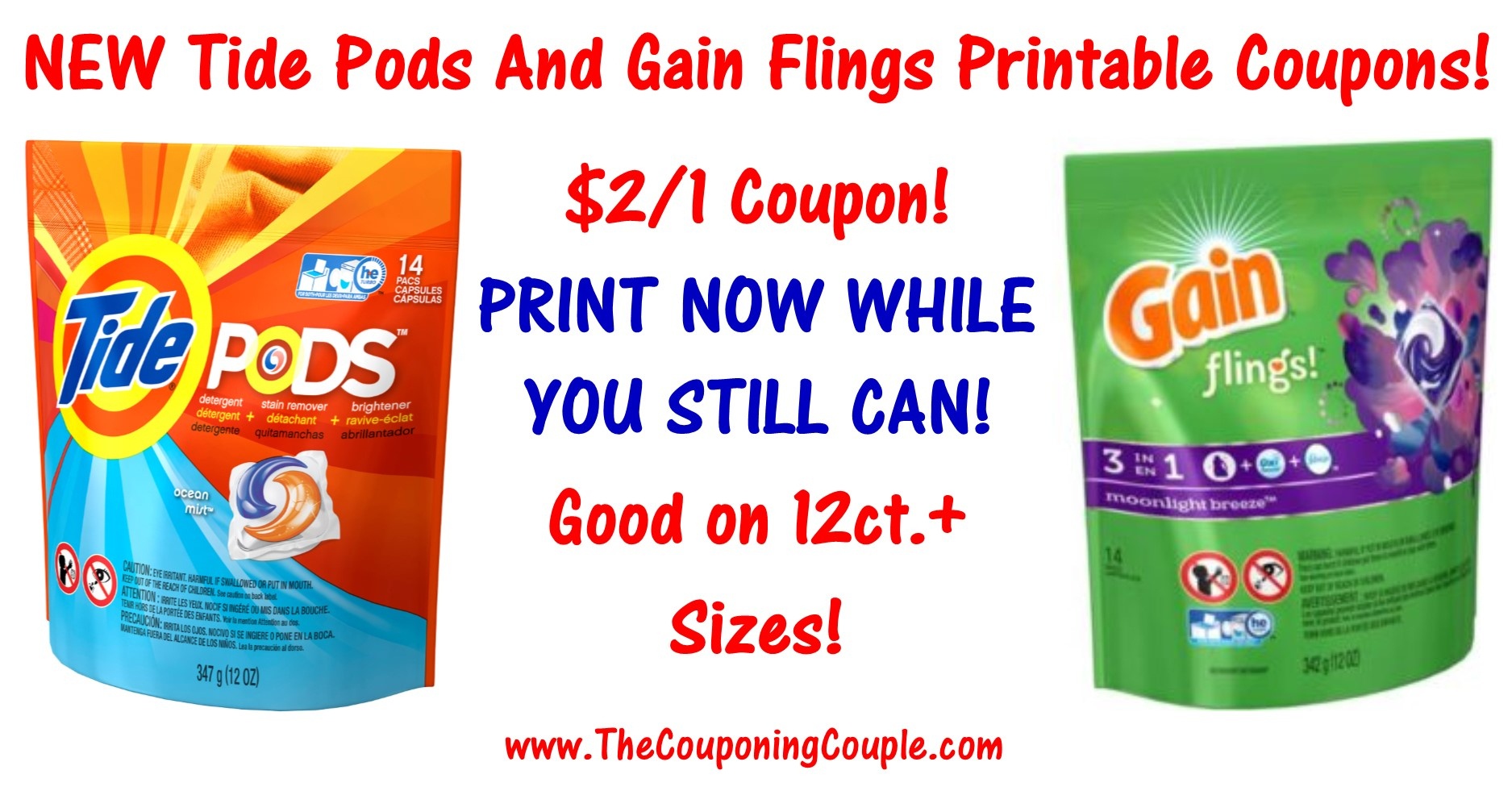 Hot* $3 Off Tide Pods Printable Coupon (Available For 7 Days Only