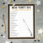 New Year's Eve Word Scramble Printable   Happiness Is Homemade   Free Printable Word Jumble Puzzles For Adults