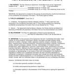 Non Disclosure (Nda) Agreement Templates | Eforms – Free Fillable Forms   Free Printable Non Disclosure Agreement Form