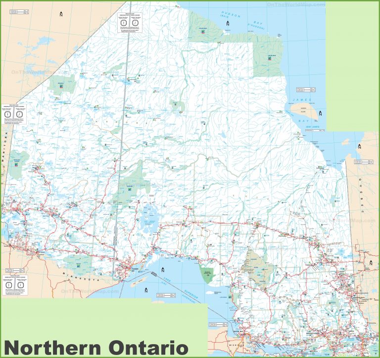 Ontario Province Maps | Canada | Maps Of Ontario (On, Ont) - Free ...