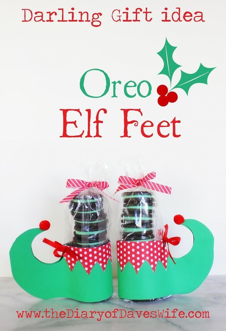 Oreo Elf Feet With Free Printable Pattern | Gifts For Her - Free Printable Elf Pattern