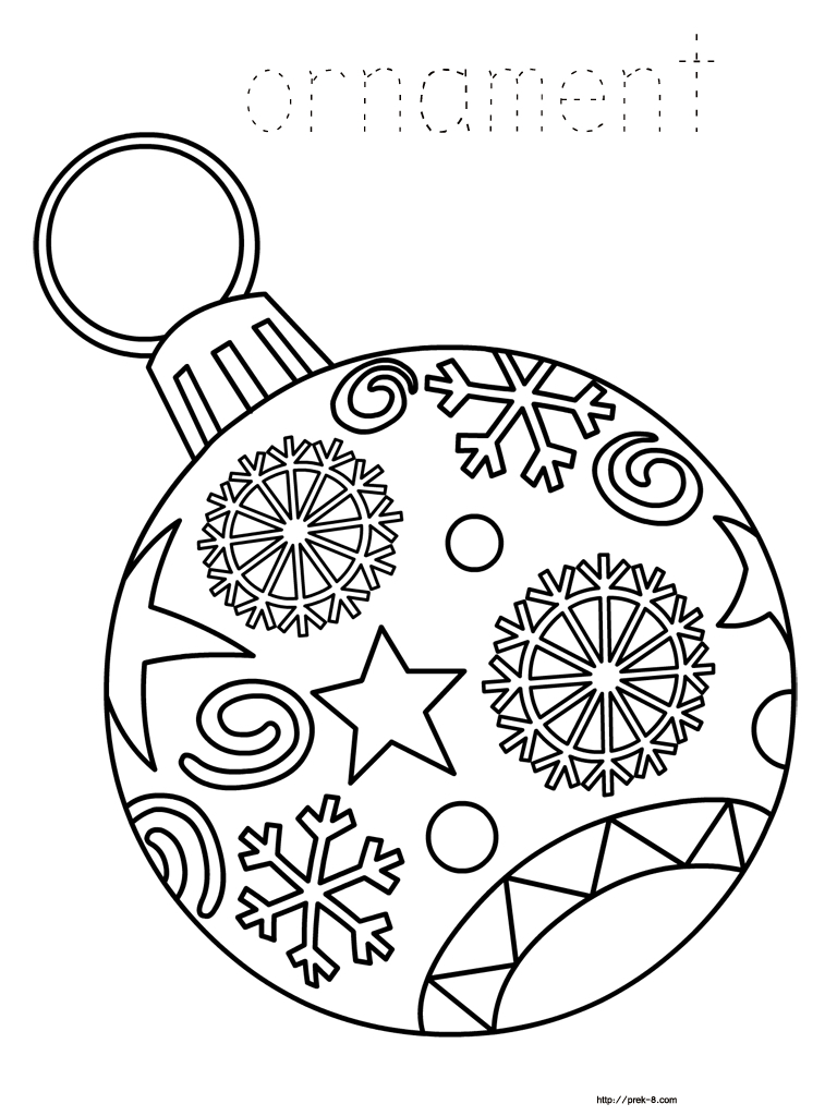 Ornaments Free Printable Christmas Coloring Pages For Kids | Paper - Free Printable Christmas Coloring Pages