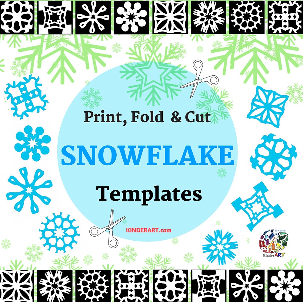 Paper Snowflakes - Christmas Holiday Arts And Crafts - December - Free Printable Snowflake Patterns