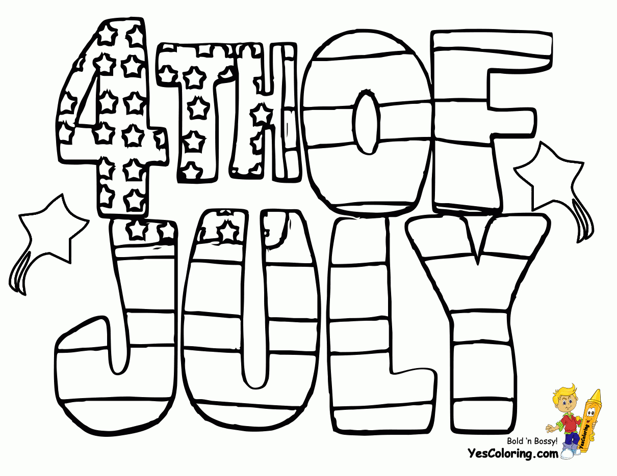 Patriotic 4Th Of July Coloring Pages | July 4Th | Free | America - Free Printable 4Th Of July Coloring Pages