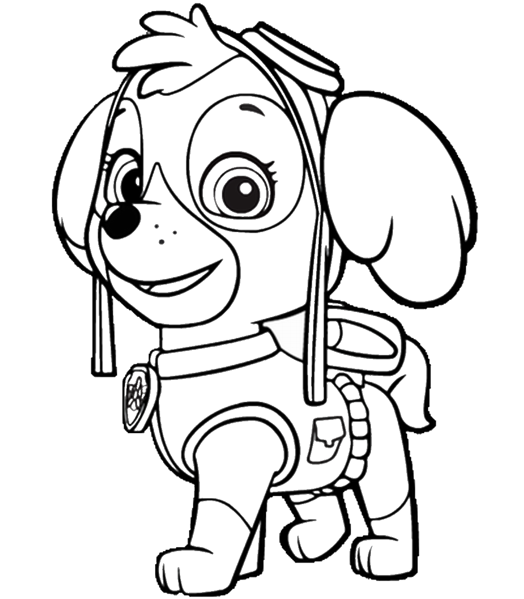 Paw Patrol Coloring Pages - Best Coloring Pages For Kids - Free Printable Paw Patrol Coloring Pages