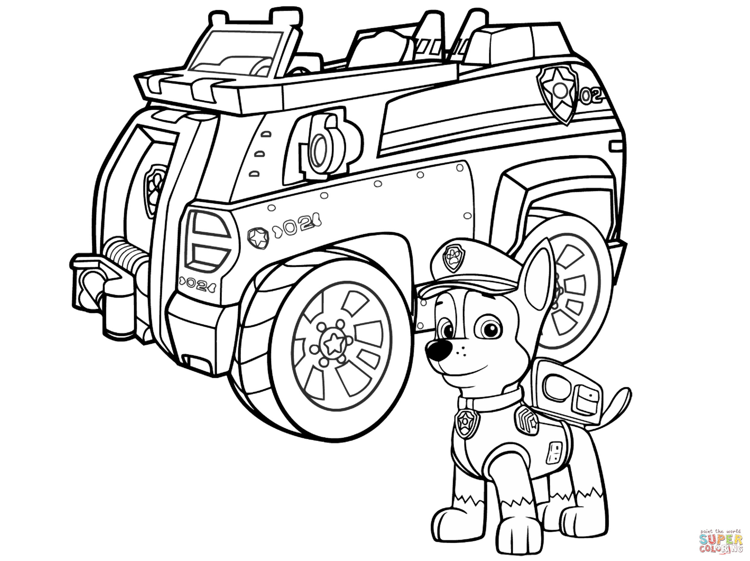 Download Free Printable Paw Patrol Coloring Pages | Free Printable