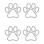 Paw Print Template Shapes | Blank Printable Shapes   Free Shape Templates Printable
