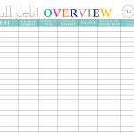 Pay Off Debt Spreadsheet Free   Tutlin.psstech.co   Free Printable Debt Payoff Worksheet
