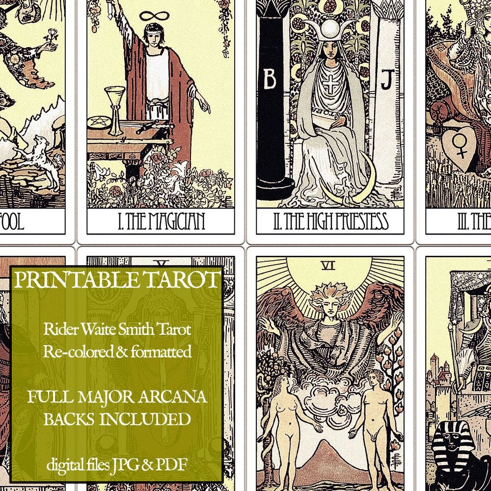 free online tarot card deck