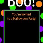 Perfect Free Printable Halloween Birthday Party Invitations Gallery   Free Online Halloween Invitations Printable