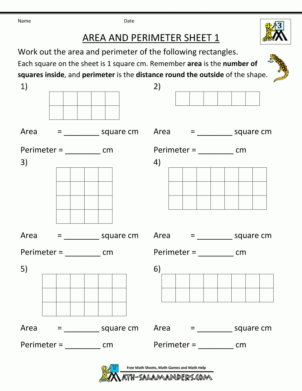 Perimeter Worksheets - Free Printable Perimeter Worksheets 3Rd Grade