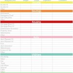 Personal Budget Planner Spreadsheet Excel Template Free Printable   Free Printable Budget Template Monthly
