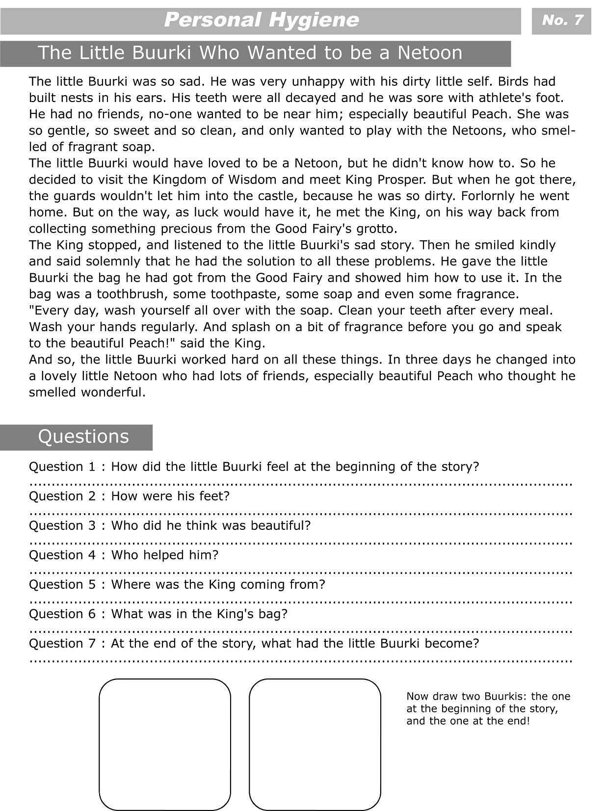 Personal Hygiene Worksheets For Kids 7 | Personal Hygiene | School - Free Printable Personal Hygiene Worksheets
