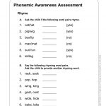Phonemic Awareness Assessment Page 1 From Scholastic  Teacher   Free Printable Phonics Assessments