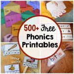 Phonics Activities   The Measured Mom   Free Printable Word Family Games