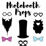 Photobooth Props // Free Download And Tutorial | Photo Booth   Free Printable Wedding Photo Booth Props
