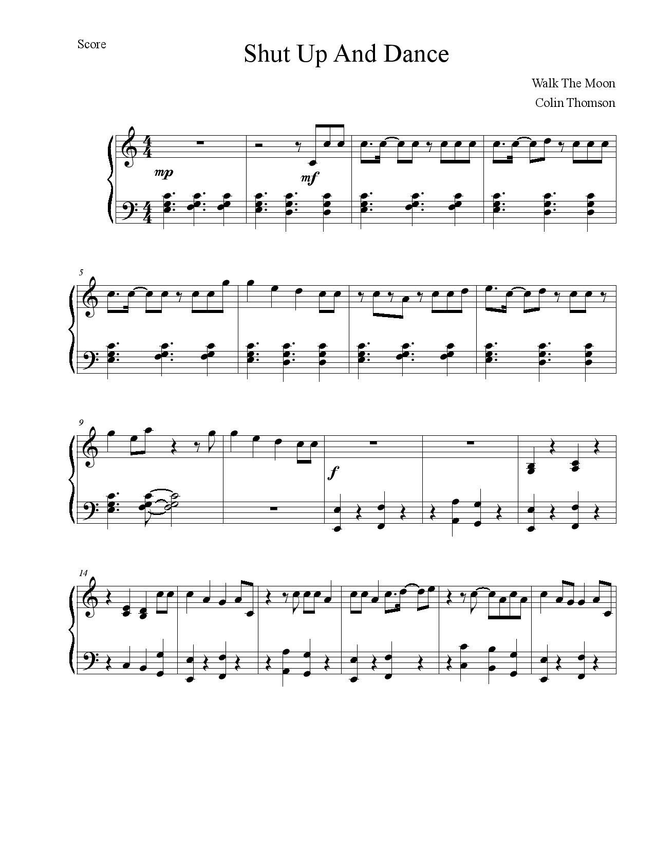 Free Printable Piano Sheet Music For Popular Songs Free Printable 