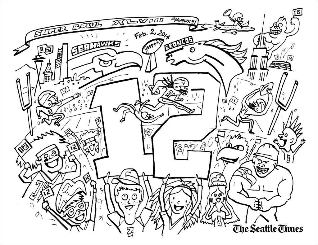 Pinjulia On Colorings | Seattle Seahawks, Seahawks Colors - Free Printable Seahawks Coloring Pages