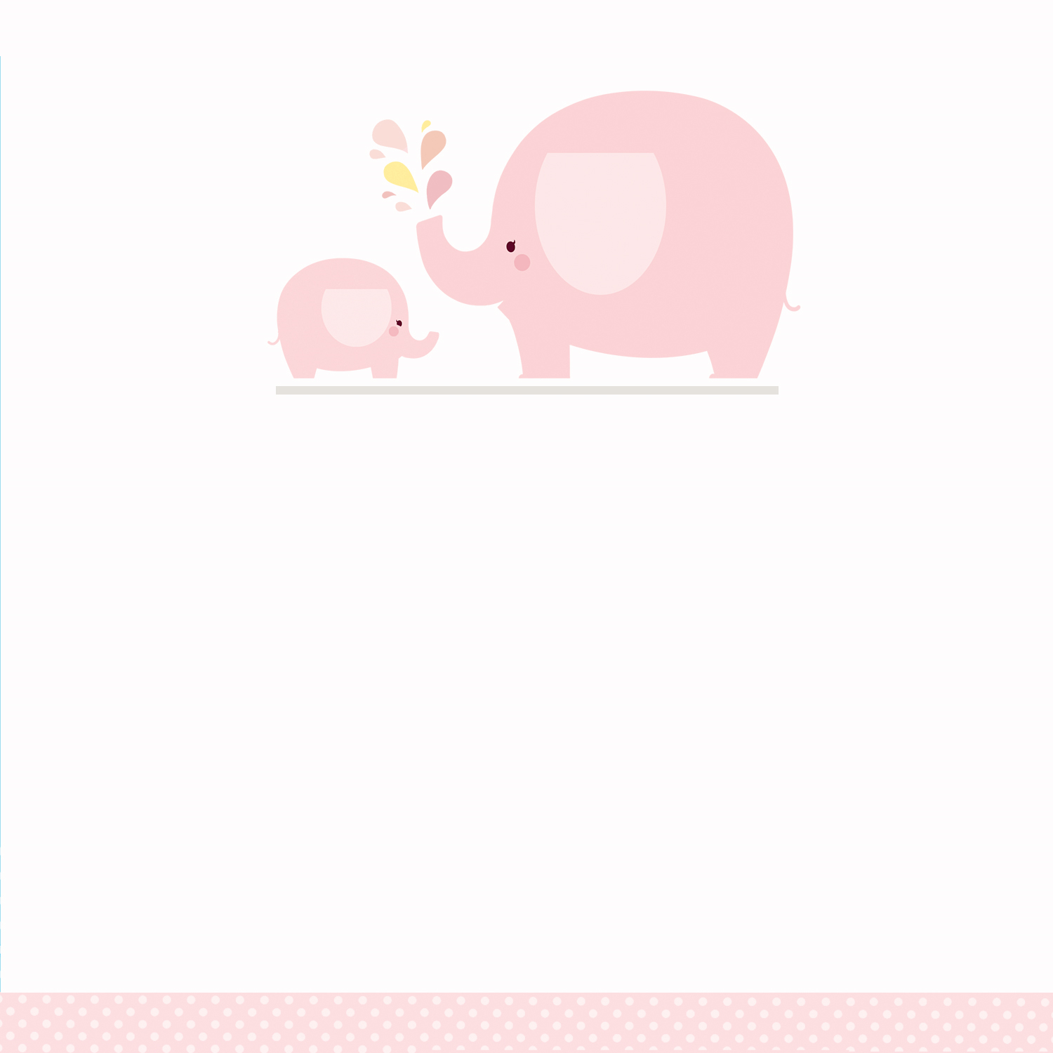 Pink Baby Elephant - Free Printable Baby Shower Invitation Template - Free Printable Elephant Baby Shower