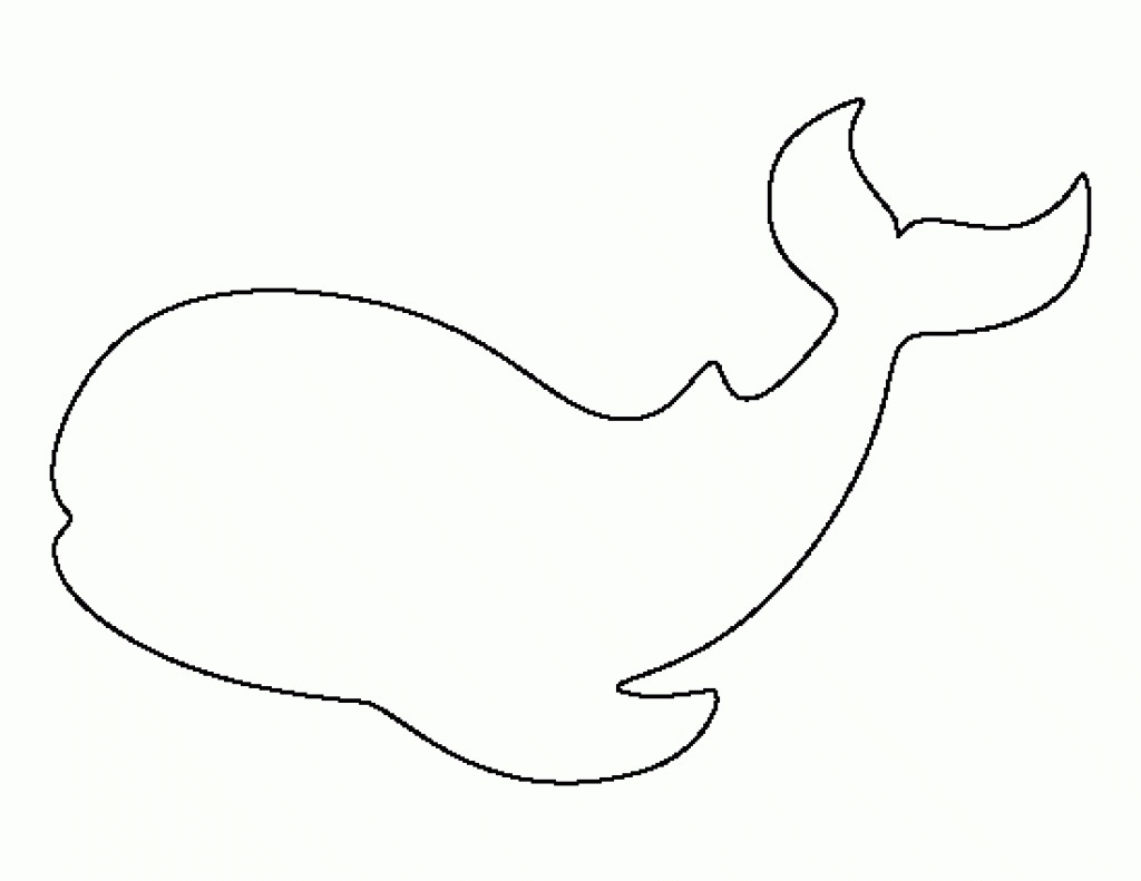 Whale Template Printable - Printable World Holiday