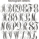 Pinnatalie Ward On Artsy Fartsy | Cursive Fonts Alphabet   Free Printable Monogram Letters